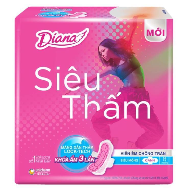 Băng vệ sinh Diana siêu mỏng có giá thành như thế nào so với các sản phẩm cùng loại khác?