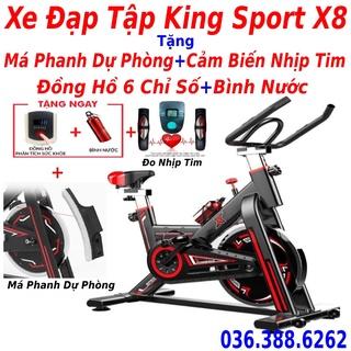 [ Xe đạp tập thể dục ] tặng má phanh dự phòng cho xe đạp tập thể dục tại nhà + trụ đấm boxing + đồng hồ + đo nhịp tim