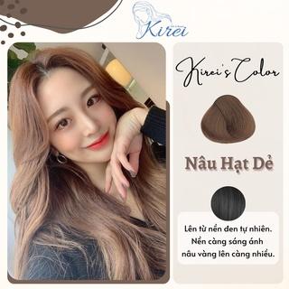 Thuốc nhuộm tóc màu NÂU HẠT DẺ không cần tẩy tóc Kirei Hair, KireiHair, KIREIHAIR