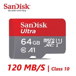 [CHÍNH HÃNG] Thẻ Nhớ MicroSDHC SanDisk Ultra 64GB 32GB 120 MB/S