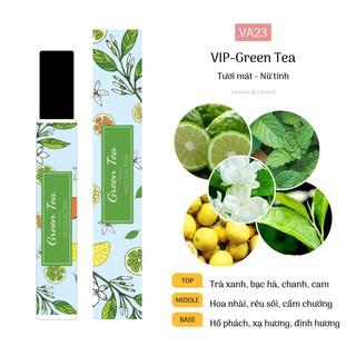 Green Tea - Tinh Dầu Nước Hoa Pháp Cao Cấp - Jayden Boutique