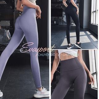 Quần legging tập gym nữ dài tập yoga zumba aerobic thể thao vải dệt kim, nâng mông