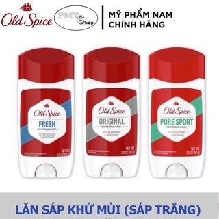 [USA] Lăn sáp khử mùi nam Old Spice 85g (sáp trắng) Pure Sport , Fresh , Original - Mỹ