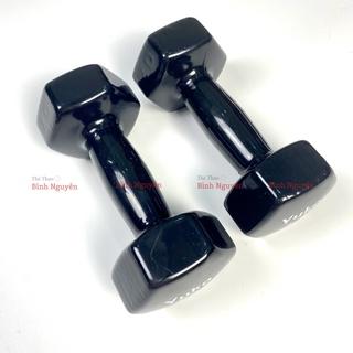 Tạ tay 1kg 2kg 3kg 4kg 5kg Yuko lõi gang đặc bọc cao su tập gym yoga chống trơn trượt, xước vỡ sàn