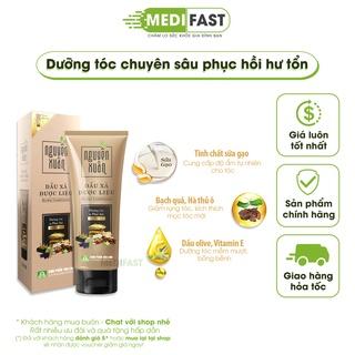 Dầu xả dược liệu Nguyên Xuân - Dưỡng tóc và phục hồi chuyên sâu từ thảo dược - Tặng thêm 30ml - tổng 180ml