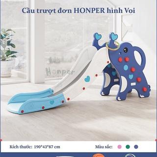 Cầu Trượt Cho Bé có bóng rổ/ mẫu cầu trượt khủng long, mẫu voi cao cấp cho bé máng dài 170-190cm