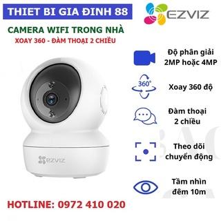 Camera WiFi Trong Nhà Ezviz C6N TY2 C6W 2MP 1080P / 4MP 2K Siêu Net - Xoay 360 độ Chính Hãng 24TH