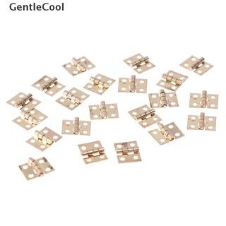 Set 20 Bản Lề Cửa Mini Bằng Đồng Thau Mạ Đồng Thau 11