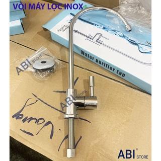 VÒI MÁY LỌC NƯỚC, VÒI THIÊN NGA inox tay gạt cao cấp