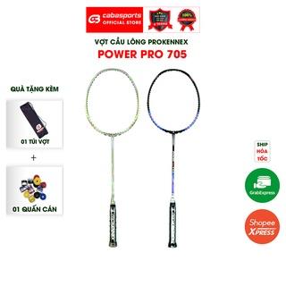 Vợt cầu lông Prokennex POWER PRO 705 carbon chuyên công chính hãng ĐÃ ĐAN LƯỚI TRỢ LỰC