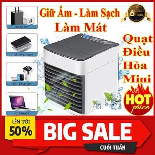 💥FREE SHIP💥 Quạt Điều Hòa Mini - Máy Điều Hòa Phun Sương Tạo Độ Ẩm - Siêu Mát