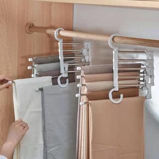 Móc treo quần áo hiện đại Cây treo quần áo tiện ích Móc treo đồ inox Sào treo quần áo Hộp vải đựng đồ Giá phơi đồgấp gọn