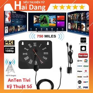 Anten Tivi, Ăng Ten Tivi DVB T2 thông minh thu sóng 100 dặm - ăng ten TV kỹ thuật số Trong nhà