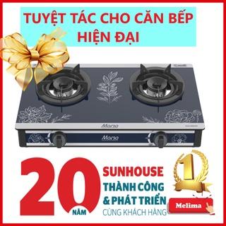 Bếp gas đôi Sunhouse Mama TUYỆT TÁC CHO CĂN BẾP HIỆN ĐẠI, Sang xịn, Xinh lại Siêu bền, Bảo hành 18 tháng, Toàn Quốc