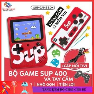 [Giảm Giá Sock] Máy Chơi Game 4 Nút 400 Trò Chơi Vui Nhộn, Kết Nối Được Với TV, Kết Nối Tay Cầm Chơi 2 Người, BH 6 Tháng