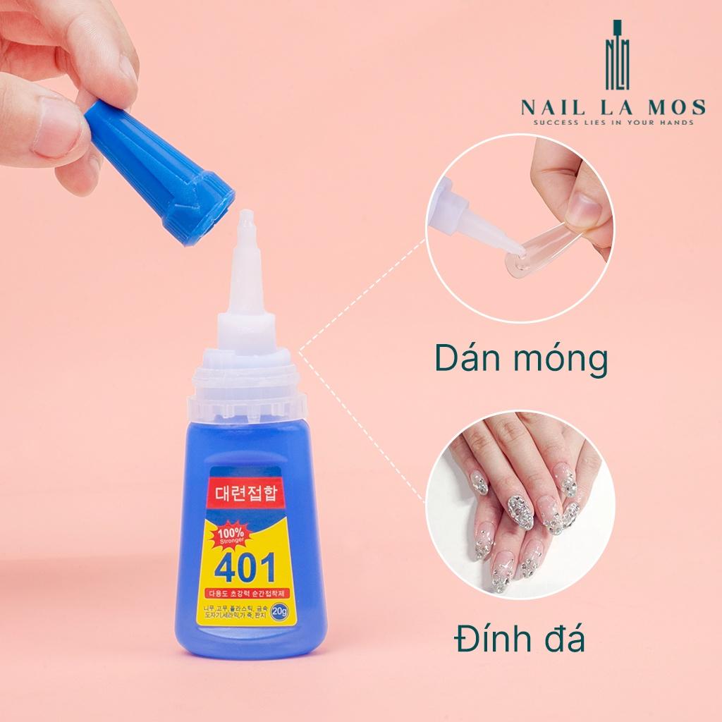 Keo dán móng có thể dùng để dán móng giả không?