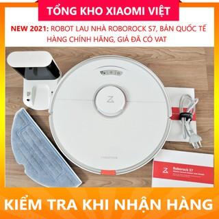 Robot Hút Bụi Lau Nhà Xiaomi Roborock S7 Tặng Phụ Kiện 350.000 Đ – Bản Quốc tế,Bảo Hành Chính Hãng 12 Tháng, FULL VAT