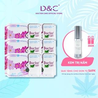 Băng vệ sinh thảo dược D&C Doctor Care ban ngày 24cm Combo 6 gói