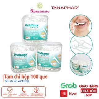 Tăm chỉ nha khoa Oraltana - Lọ 100 que - tăm kẽ răng Oral Tana, xỉa răng, chăm sóc răng lợi tiêu chuẩn xuất Nhật