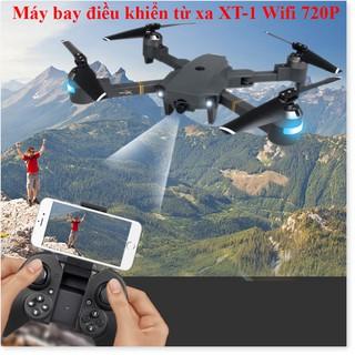 Máy Bay Điều Khiển Từ Xa Flycam XT-1 ✔chính hãng✔️ Kết nối Wifi 2.4 GHz quay phim, chụp ảnh Full HD 720P, Chống rung.