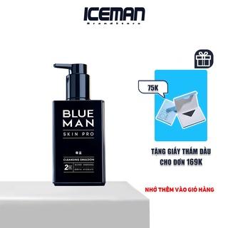 Sữa Rửa Mặt Cho Nam BLUEMAN Cấp Ârm, Làm Sạch Và Dưỡng Trắng Da 170ml ZL128