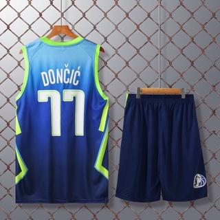 Dallas Lone Ranger Jersey City Edition No. Bộ Quần Áo Bóng Rổ Số 77 Doncic Mavericks Jersey