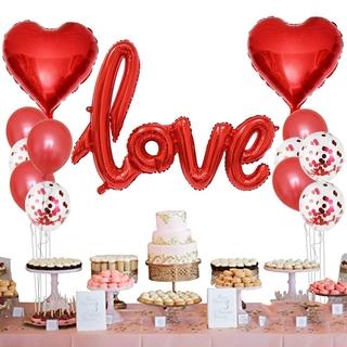 Bong bóng lá nhôm thiết kế hình chữ LOVE 70x40cm độc đáo