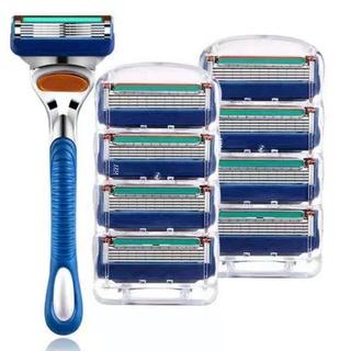 Bộ dao cạo râu và 4 lưỡi cạo thay thế dành cho Gillette Fusion 5 (Có bán lẻ)