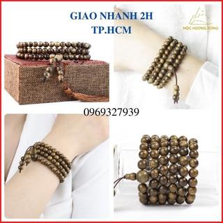 Vòng tay trầm hương chuỗi tràng hạt 108 hạt cho nam và nữ size 6-7-8mm_ mochuongrung_888