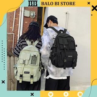 Balo ulzzang Đi Học Đi Chơi Nam Nữ Thời Trang Hàn Quốc Yiletao Nhiều Ngăn Tiện Dụng ( kèm sticker cài balo) Ulzzang 18