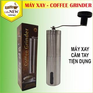 Máy Xay Cà Phê, Xay Tiêu Cầm Tay-Grinder - Thân Máy Bằng Thép Không Gỉ - Tiện Dụng-Nhỏ Gọn-Sang Trọng-Coffee New