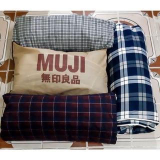 túi ngủ văn phòng, túi ngủ du lịch, dã ngoại MUJI đa năng mới, thay thế đệm, chăn và gối, tặng kèm túi xách (75×210cm)