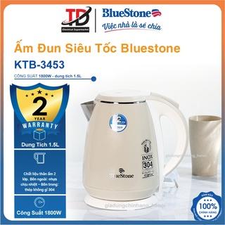 Ấm Đun Siêu Tốc Bluestone 1.5 lít KTB-3453, Inox 304 An Toàn , Bảo hành chính hãng 2 năm