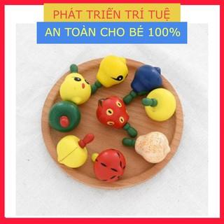 Đồ chơi Con Quay Bằng Gỗ Cho Bé Thông Minh (Đồ Chơi Trẻ Em)