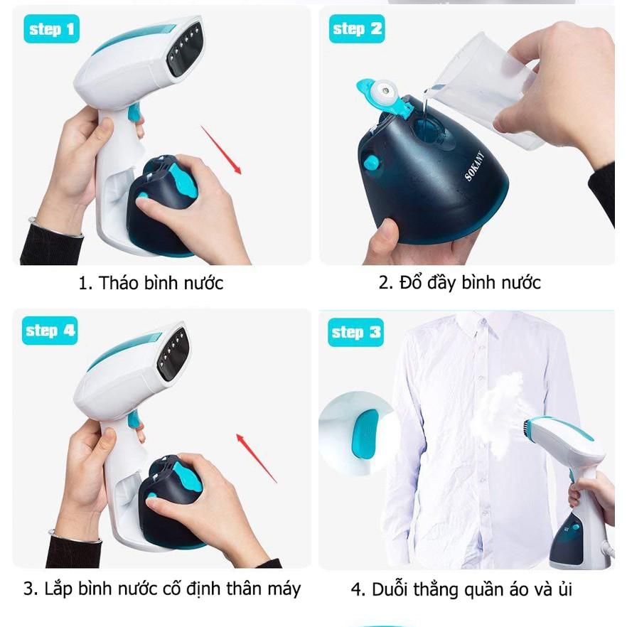 Bàn là hơi nước cầm tay có thể sử dụng cho loại vải nào?