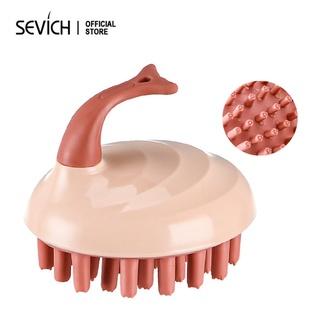 Lược gội massage da đầu Sevich bằng chất liệu silicon tiện dụng