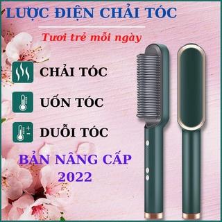 Lược Điện Chải Tóc Tạo Kiểu Chuyên Nghiệp - Gỡ Rối Tóc Nhanh Chóng Không Gây Sơ Tóc - Chống Bỏng An Toàn Khi Sử Dụng