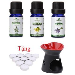 [FREE SHIP 50K](TẶNG ĐÈN NẾN ĐỐT TINH DẦU + 10 VIÊN NẾN) KHI MUA 3 CHAI TINH HƯƠNG THẢO  + NGỌC LAN TÂY + OẢI HƯƠNG 10ML