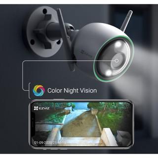 Camera IP WIFI Ngoài Trời AI Thông Minh, màu ban đêm, có mic  EZVIZ C3N  C3TN 2MP (chính hãng)