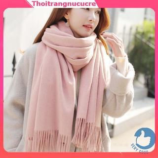 Khăn choàng len lông cừu nam nữ quàng cổ giữ ấm cashmere chất dệt mịn thời trang 2022 cao cấp, khăn len ống cuốn 2 vòng