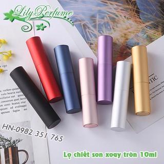 Lọ chiết nước hoa 10ml thỏi son xoay cao cấp