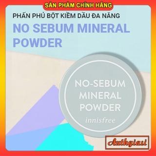 Phấn phủ dạng bột khoáng Innisfree No Sebum Mineral Powder kiềm dầu mịn da [Mẫu mới]