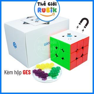 [Có GES] Rubik Gan 356 M 3x3 Có Nam Châm Cao Cấp Stickerless Kèm Hộp GES Đồ Chơi Thông Minh | Thế Giới Rubik