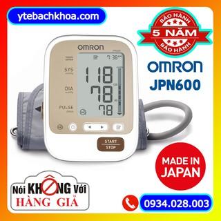 MÁY ĐO HUYẾT ÁP BẮP TAY TỰ ĐỘNG OMRON JPN600 SẢN XUẤT TẠI NHẬT - BẢO HÀNH CHÍNH HÃNG 05 NĂM