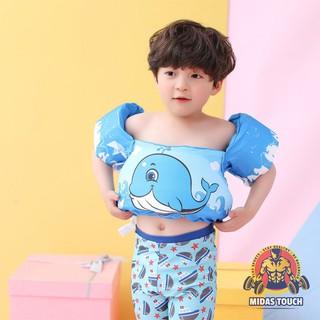 Phao tập bơi liền thân cho bé 15-35kg - phao tay đỡ ngực cho bé