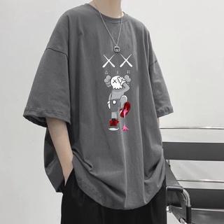 Áo thun nam nữ unisex tay lỡ, áo phông cotton from rộng AD69 Oversize