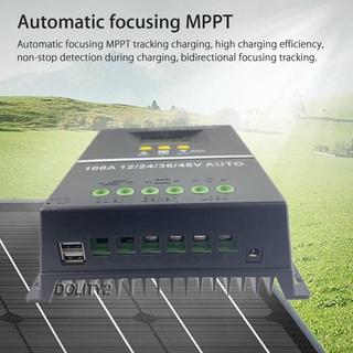 Bộ Điều Khiển Sạc Pin Năng Lượng Mặt Trời Mppt 100A Thông Minh Dành Cho Thương Mạ