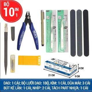 Bộ dụng cụ Gundam Tool lắp ráp đồ chơi mô hình GUNDAM BANDAI GUNPLA X-MODEL, Bộ từ 10 dụng cụ đến Bộ 1 dụng cụ đa năng