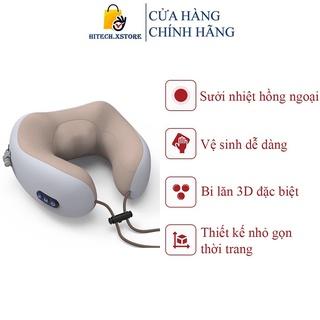 Gối Mát Xa Cổ Hồng Ngoại Chữ U Máy Massage Cổ Vai Gáy Hiệu Quả Kiêm Gối Ngủ Tiện Lợi Gối Massage Trị Liệu Cao Cấp