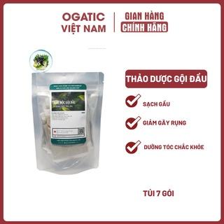 Thảo dược Gội đầu túi lọc (7 ngày gội ) Bồ kết, chanh rừng, sả, cỏ mần trầu - Sạch gàu, Hết rụng tóc, nấm ngứa da đầu